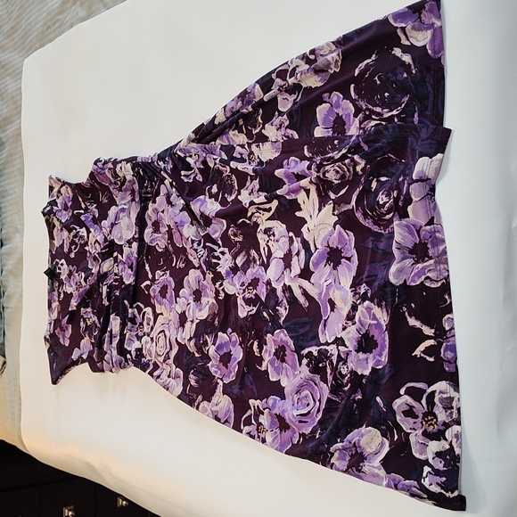 Lauren Ralph Lauren Midi Sheath Dress Size 12 Wedding Guest Garden Dark Feminine - Picture 8 of 17